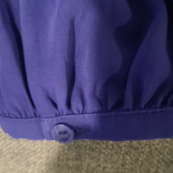 East 5th Violet Button down‎ Blouse. Size 1x. - Picture 4 of 4